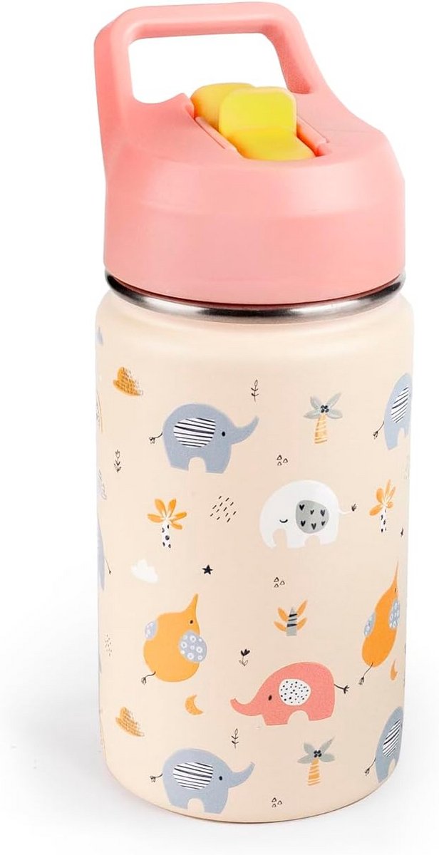 Kleine RVS Thermosfles met Schenktuit - 360ml - Dubbelwandig
