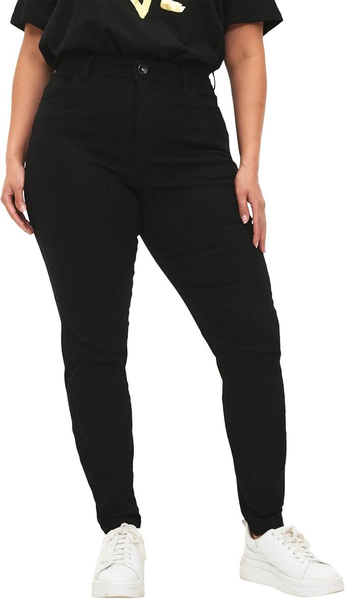 Dames Jeans Super Slim Extra Grote Maten Hoge Taille Stretch