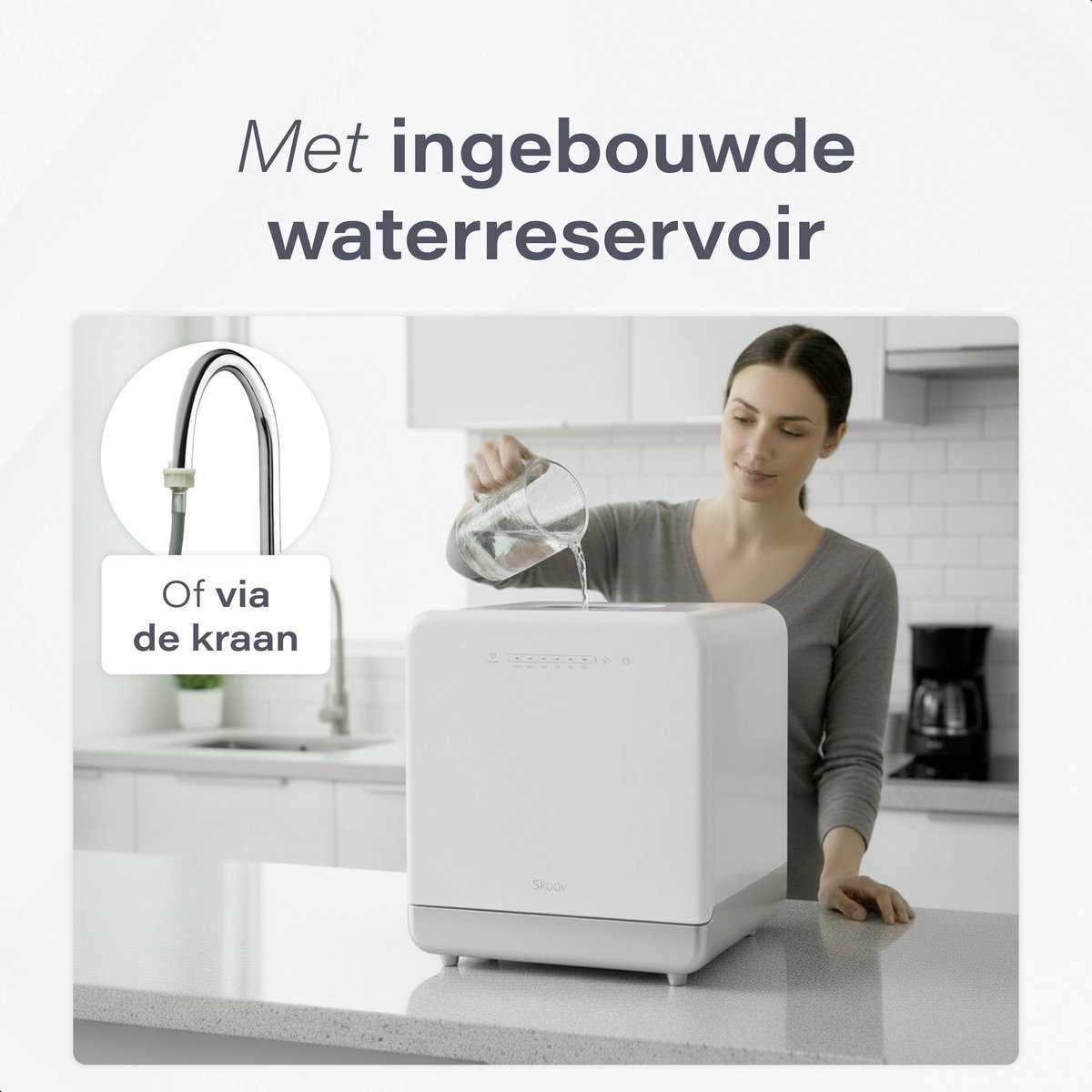 Skoov Mini - Compacte stille vaatwasser thumbnail 5
