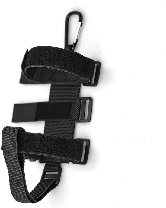 Bluetooth-luidsprekerbandjes - Fietshendel-luidsprekerbandjes - Bidonhouder voor mountainbike - Verstelbare bidonhouder - Draagbare fietsluidsprekerhouder - Verstelbaar waterdicht klittenband - Zwart — afbeelding 2