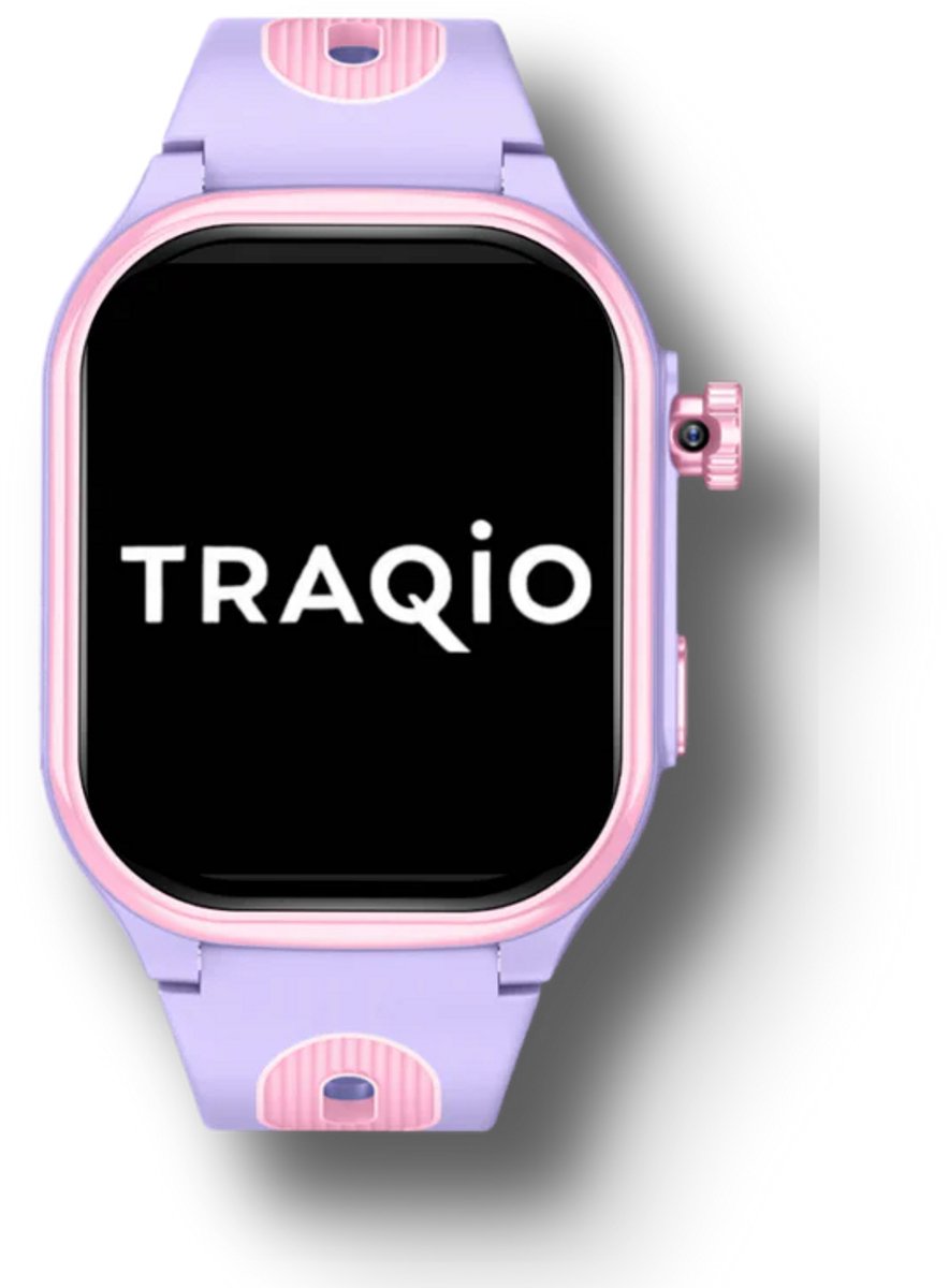 Traqio TRQ08 - smartwatch kinderen - gps horloge kind - kinderhorloge bellen - gps tracker kinderhorloge - kinderhorloge met gps - kinderhorloge - Roze