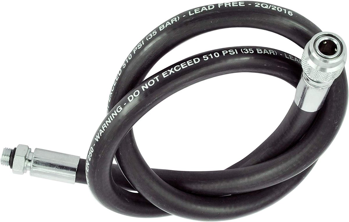 Cressi Directe Systeemslang Zwart 70 cm