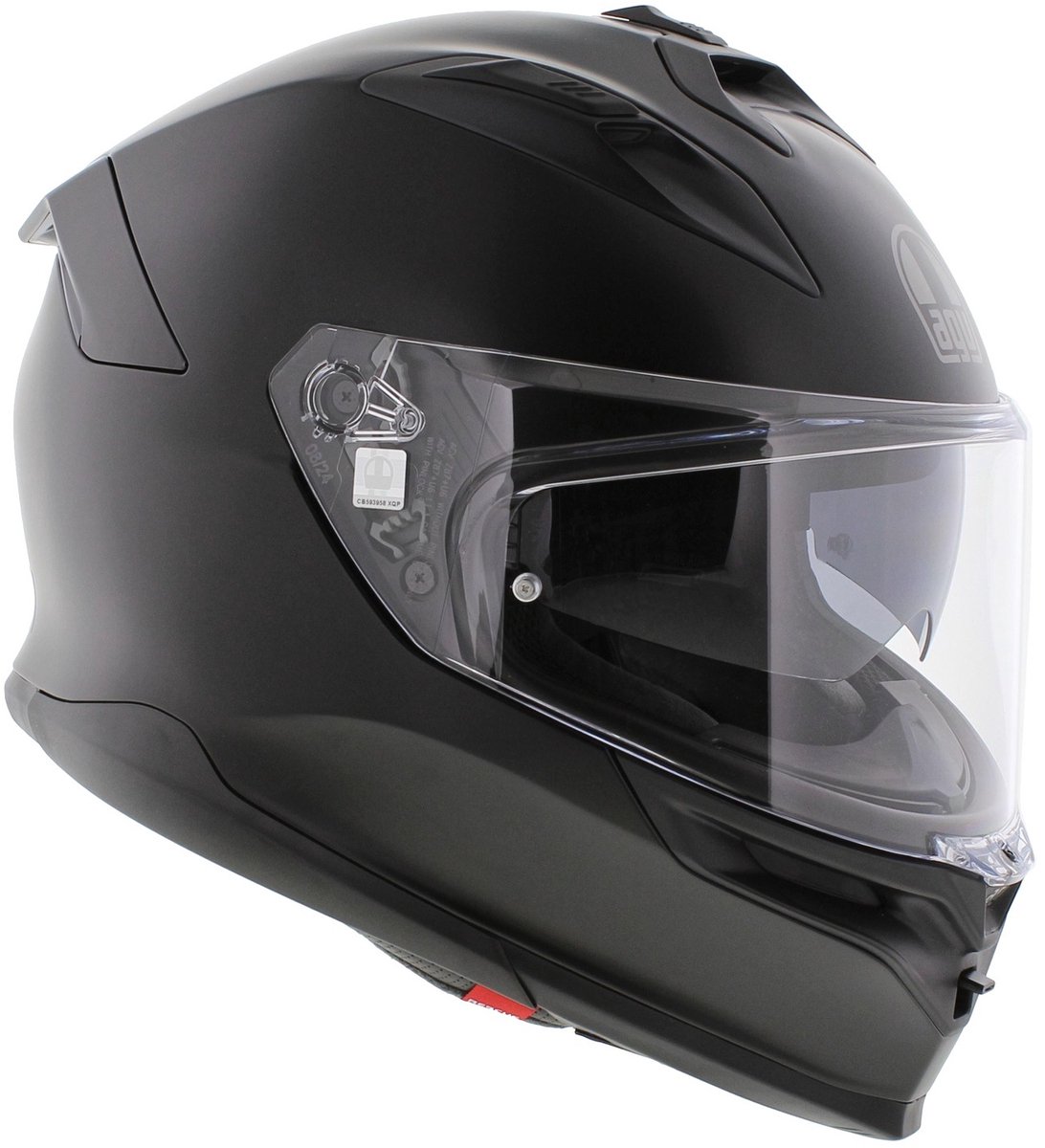 AGV K7 Mono Matt Black - Maat M - Integraal helm - Scooter helm - Motorhelm - Zwart - Scooterhelmen mannen en vrouwen.