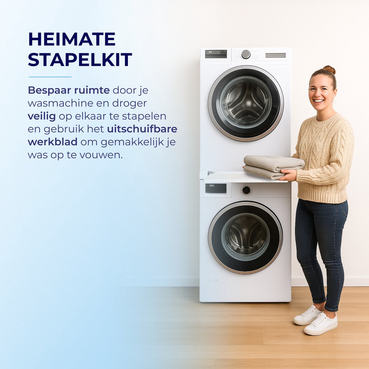 CARE PROTECT Stapelset für Waschmaschine und Trockner