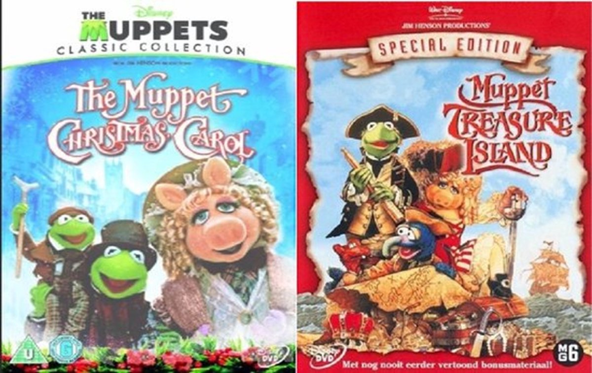 Treasure Island / Muppet Christmas Carol (2 aparte dvds )