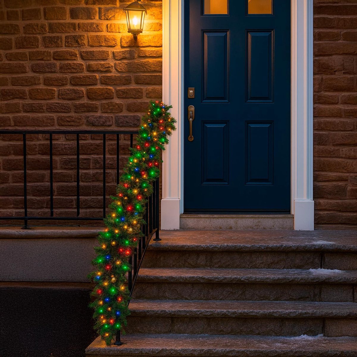 Springos Kerstslinger | Guirlande | Kerstdecoratie | 2 m | Donkergroen – foto 2
