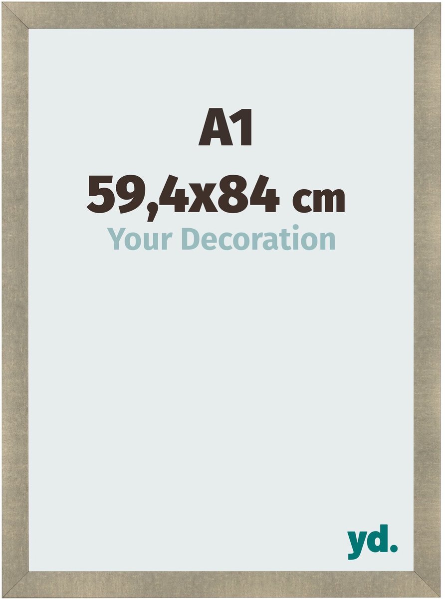 yd. Your Decoration - Fotolijst A1 59,4x84 cm - MDF - Goud Antiek - Pisa