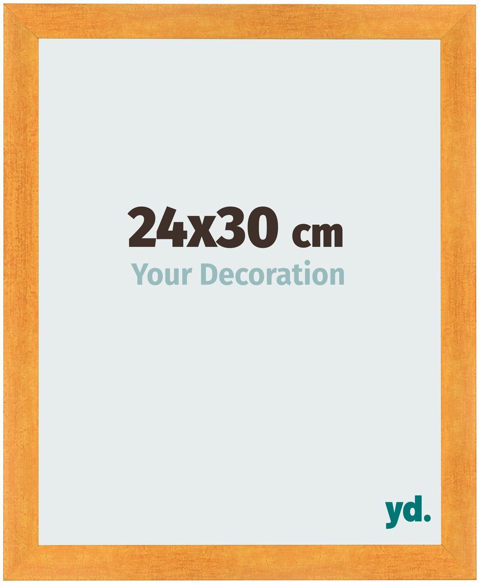 yd. Your Decoration - Fotolijst 24x30 cm - MDF - Oranje - Pisa