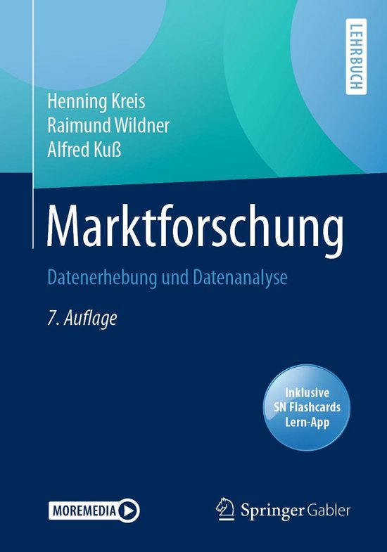 Business and Economics (German Language) - Marktforschung - cover