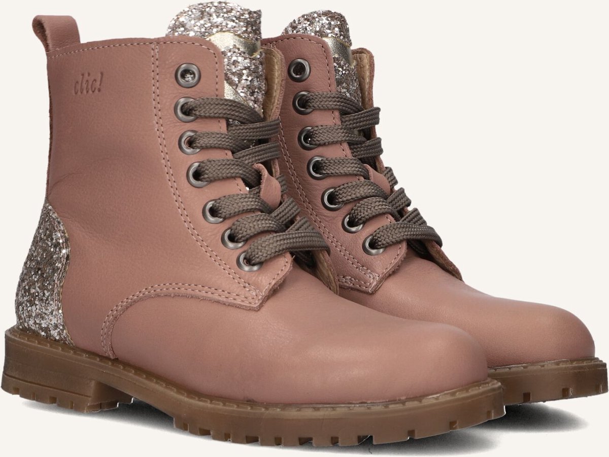 Clic! 20210 Boots Meisjes - Roze - Maat 33