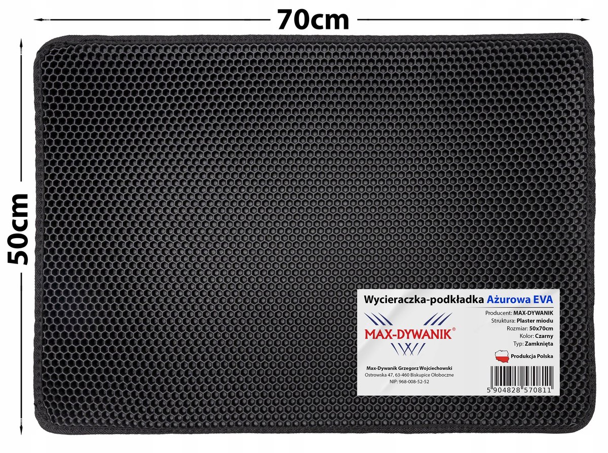 Waterdichte Kattenbak Mat EVA Schuim 50x70cm – Houdt Vuil Tegen