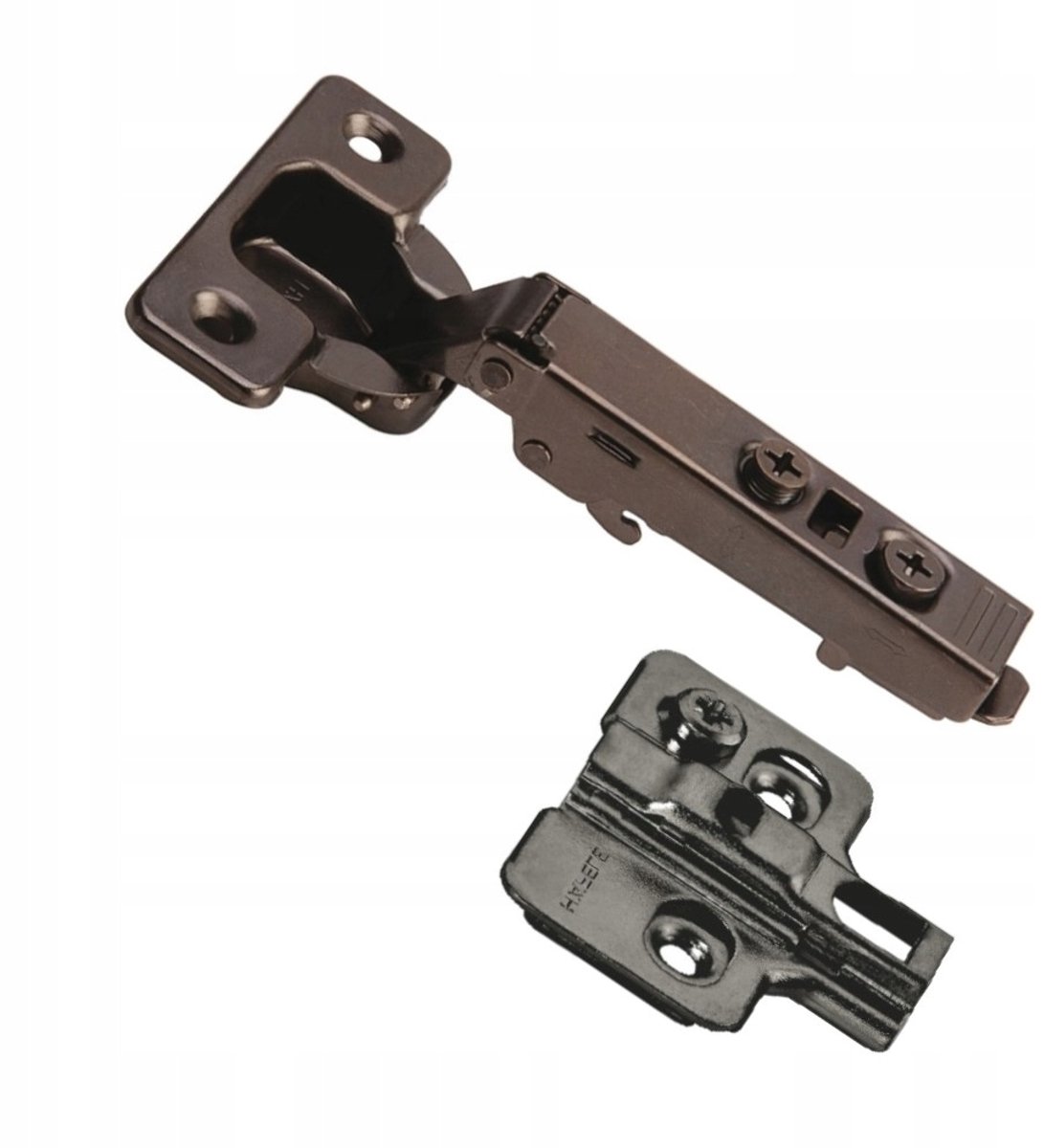 Hafele Metalla+ 3D scharnieren met softclose, zwart