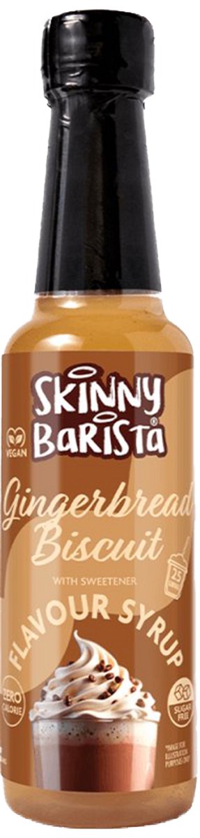Skinny Foods Barista Syrup (250ml) Gingerbread - Functionele voeding - Sauzen/Siropen