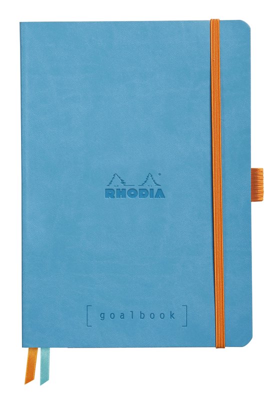 Rhodia Goalbook – Bullet Journal – A5 – 14,8x21cm – Gestippeld – Dotted – Turquoise