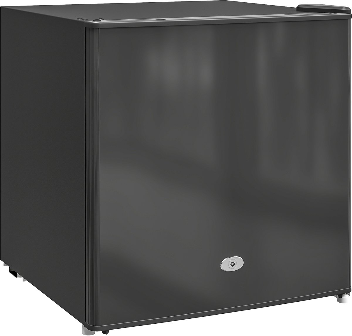 HOMCOM Vrieskist Staal, Kunststof 47L x 44,2B x 48,8H cm Zwart