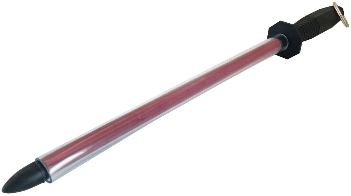 Westmark messenslijper + staafbescherming, lengte: 50,6 cm, sinterrobijn/kunststof, Sieger-Long-Life, rood/zwart, 197222E6