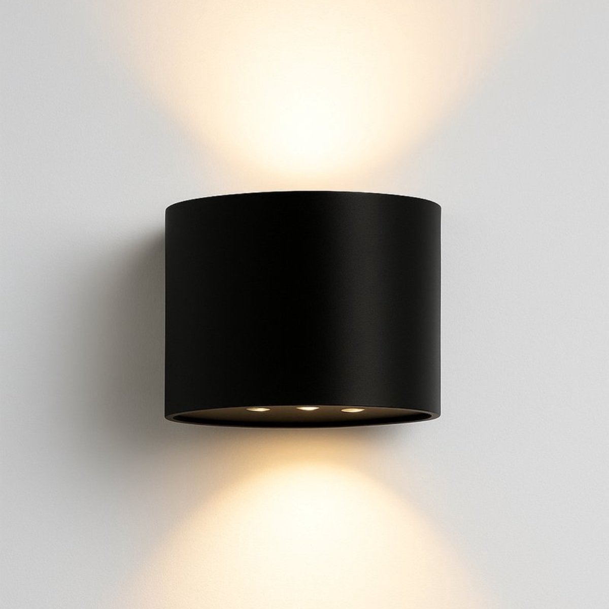 ZOLUNA Solar Tuinverlichting Wandlamp Marga Rond - Tuinverlichting op Zonneenergie - Aluminium – Warm Wit Licht – 12 Uur – IP54