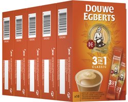 Douwe Egberts 3in1 Oploskoffie - 6 x 10 zakjes