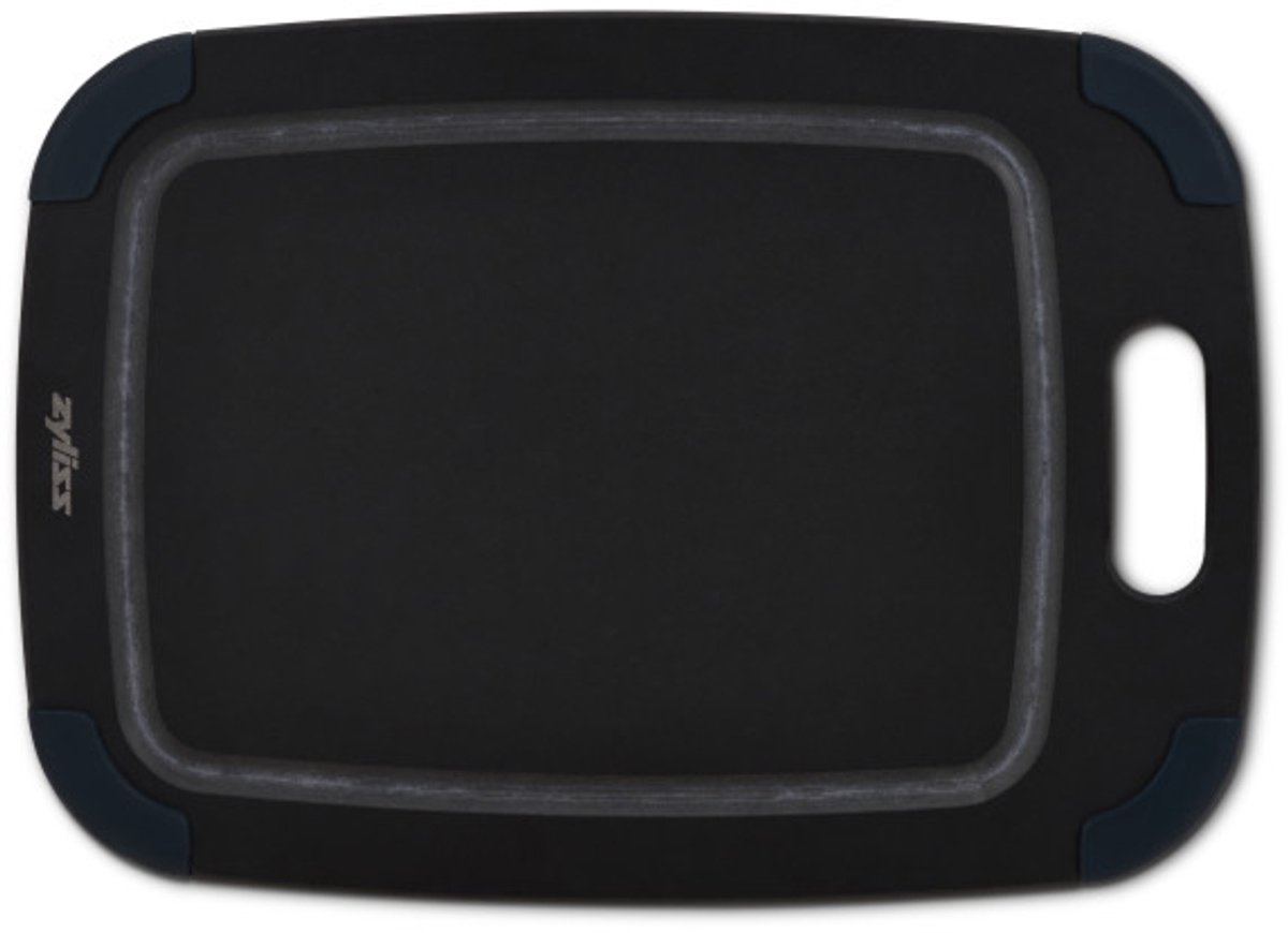 Zyliss Snijplank Houtvezel - Small (S) - 29.5 x 21.5 cm - Hittebestendig & Vaatwasserbestendig - Zwart/Bruin