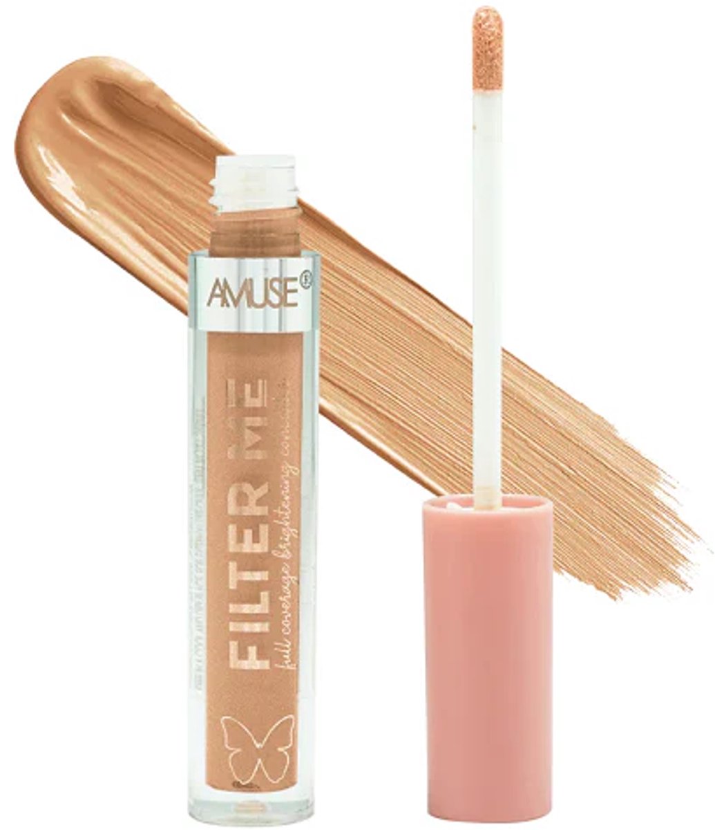 Amuse - Filter Me - 08 Sand - Full Coverage Brightening Concealer - 4 ml