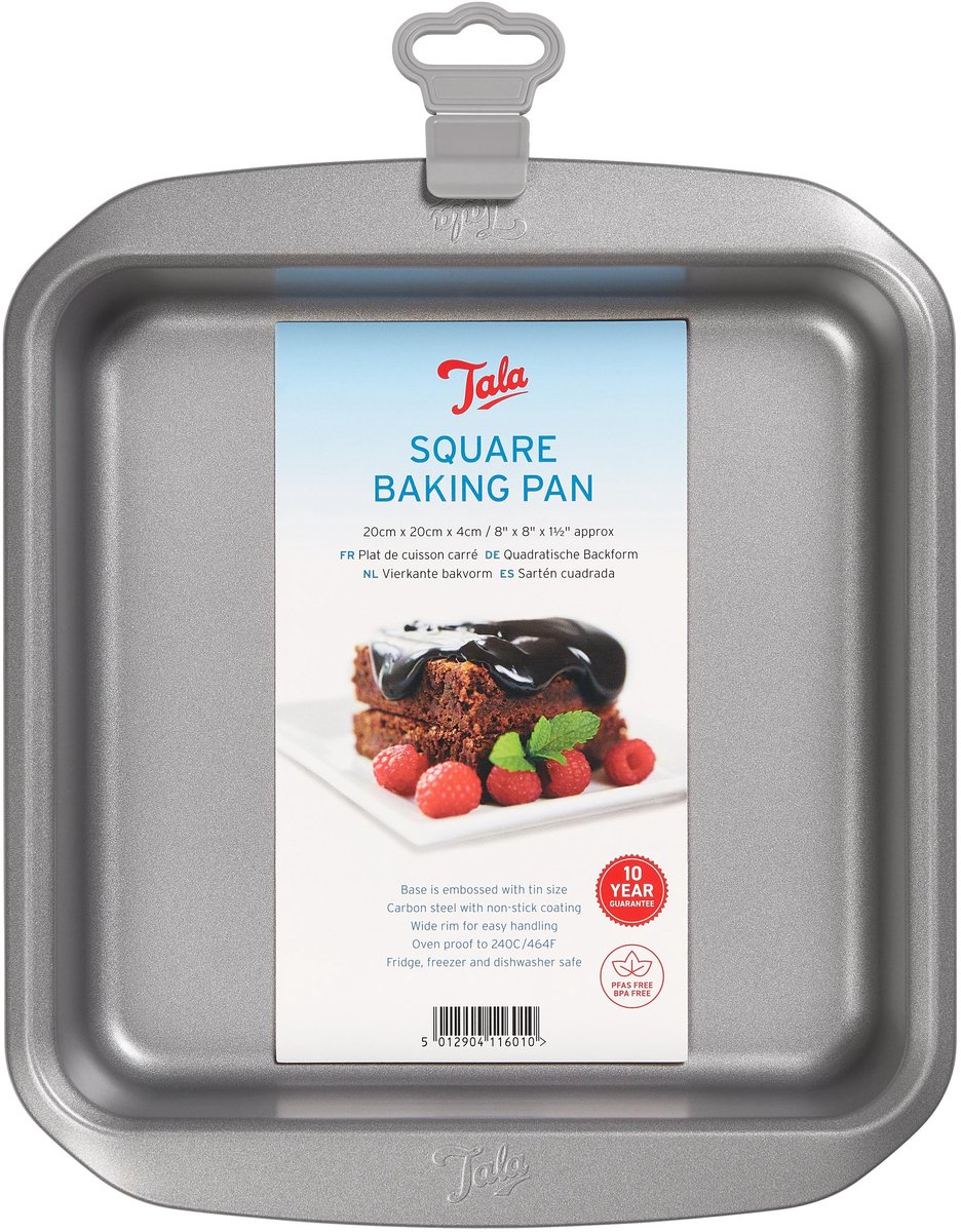Vierkante Bakvorm 20 x 20 cm Non-Stick - Tala | Everyday