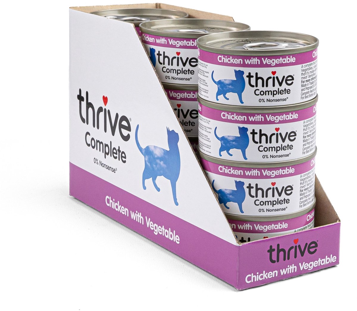 Thrive Thrive Complete Kattenvoer - Chicken with Vegetable - 12 x 75 g
