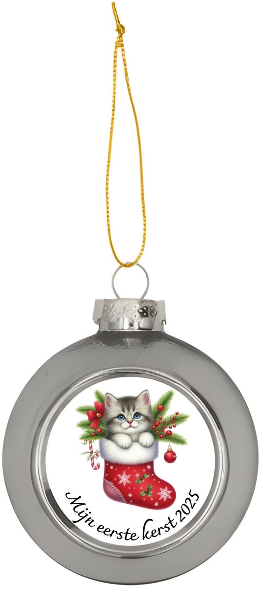 Mijn eerste kerst 2025- Kerstbal- baby cadeau
