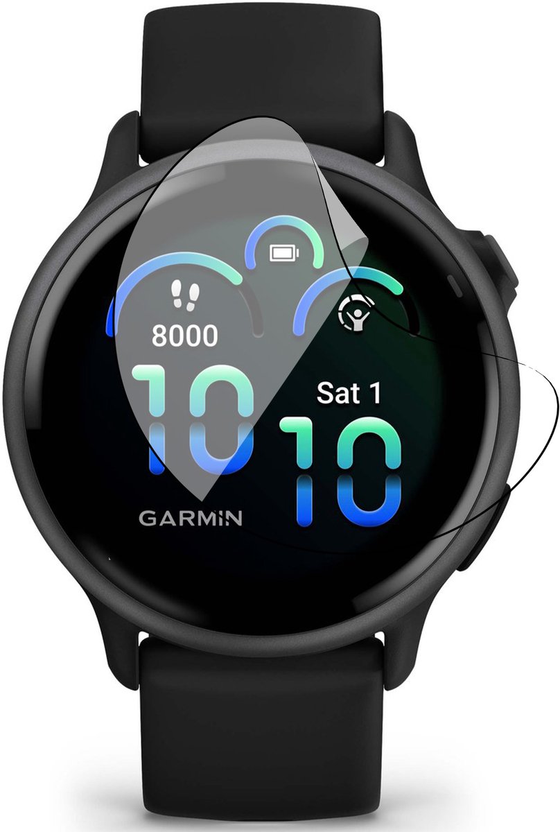 Screenprotector geschikt voor Garmin Vivoactive 6 - 1x FlexGuard Screen Protector