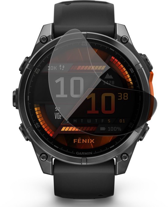 Yenwen Gehard glas, compatibel met Garmin Fēnix 8 (47 mm Yenwen Gehard glas, compatibel met Garmin Fēnix 8 (47 mm