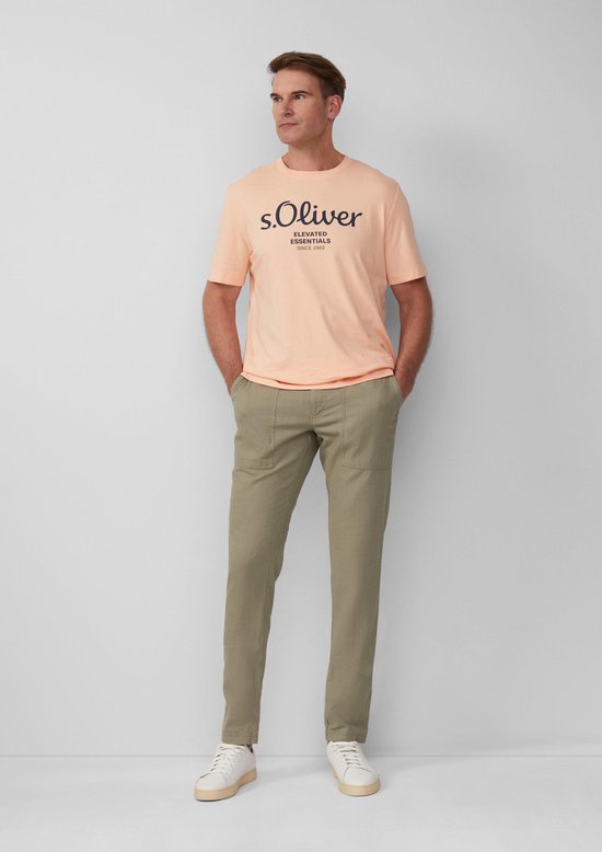 S.Oliver Herren Hose "Phoenix" Regular Fit - Lang, Casual, Mit Gürtelschlaufen, In Grün, Artikelnummer 2136174