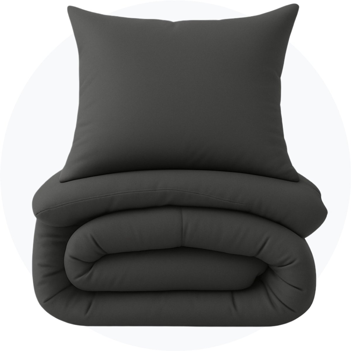 SimplyDream wasbaar dekbed - Eenpersoons - 140x200 cm - Donker Grijs