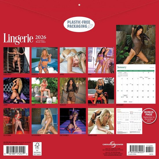 Lingerie Kalender 2026