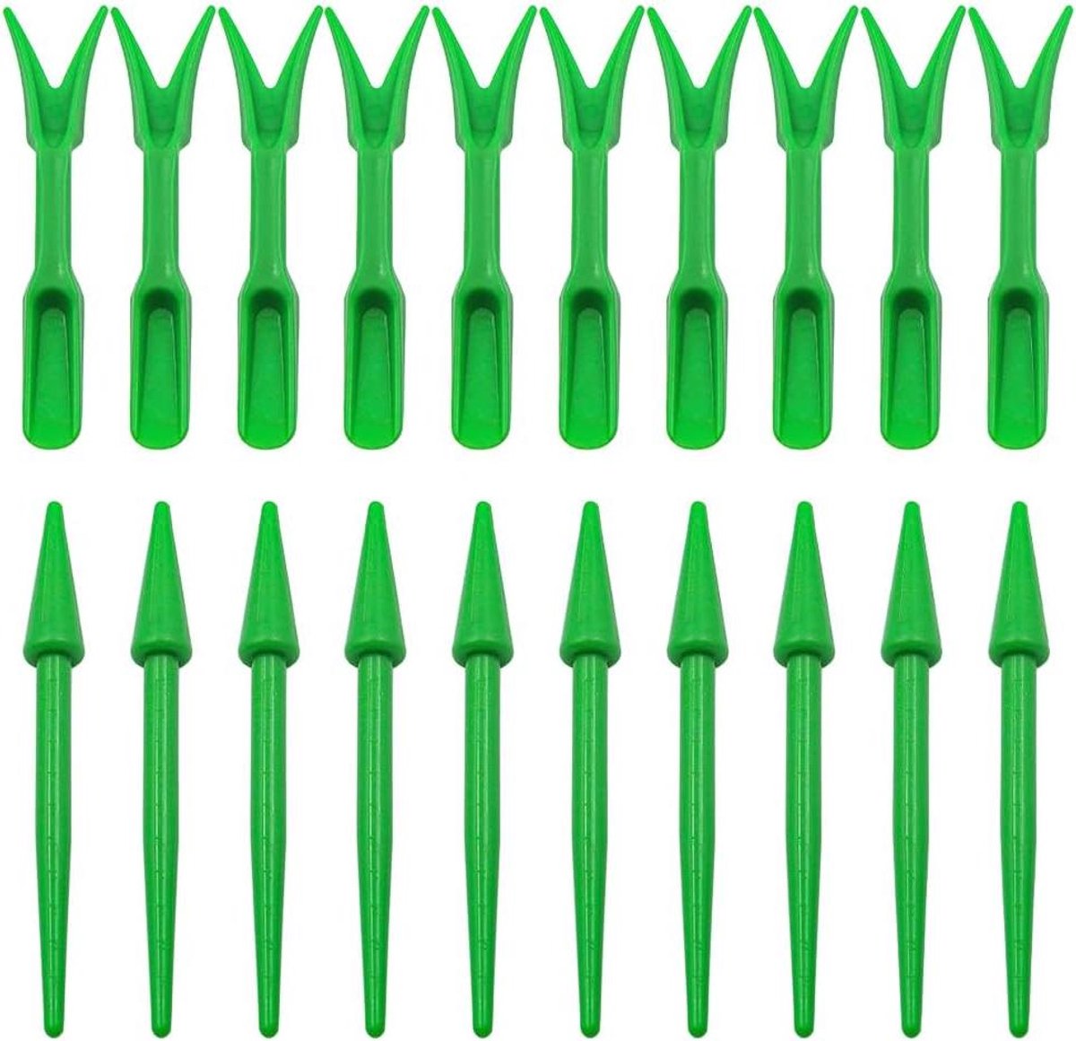 Green Glow - Mini Succulente Grond Perforators en Plastic Zaad Planters Set met Garden Tools, Verplanten Plantgereedschap voor Tuin en Huisplanten