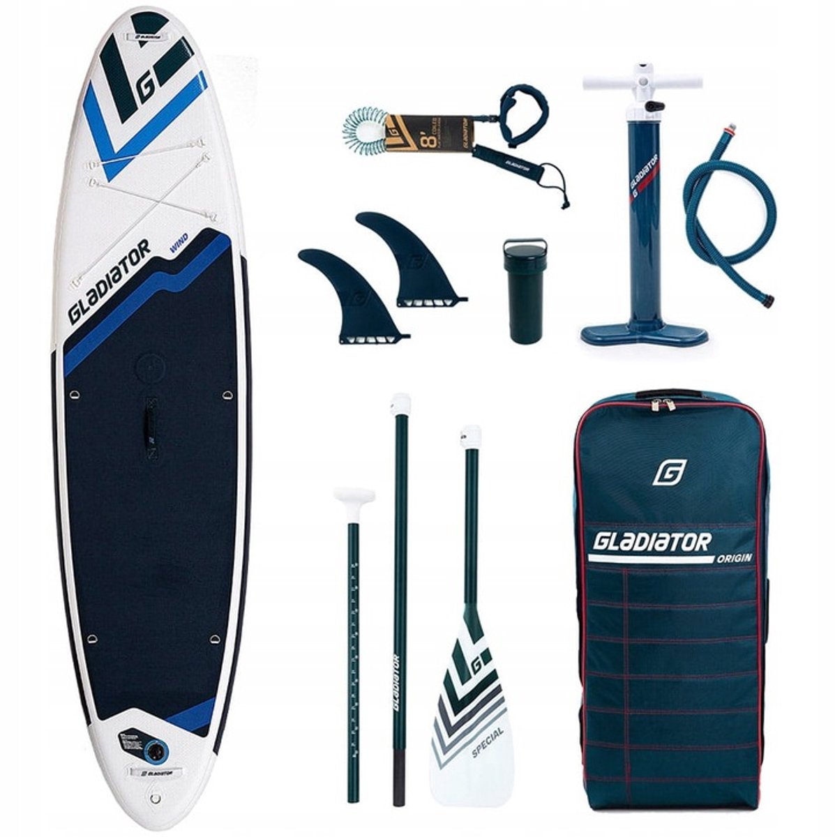 Gladiator Origin Pro 10'7" WS Opblaasbaar WindSUP board