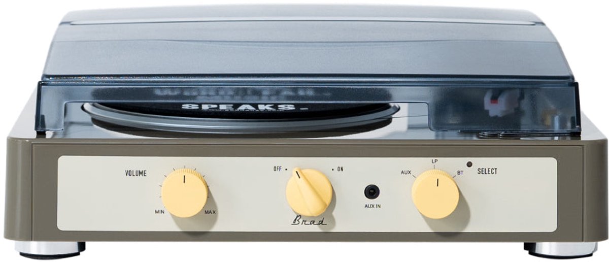 Gadhouse Brad Retro MK ll - Platenspeler - Grijs