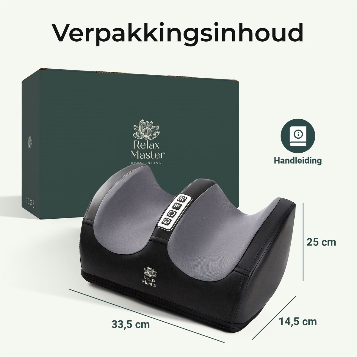 Relax Master Voetmassage Apparaat Shiatsu - Bloedcirculatie - afbeelding 3
