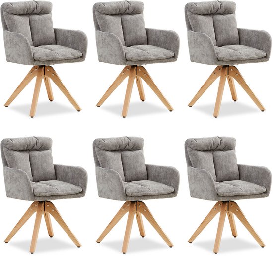 DELAVIN Massief houten eetkamerstoelen, stoelen set van 4, rustieke boerderij spindel rug keukenstoelen, Mid Century eiken houten stoelen, kersen