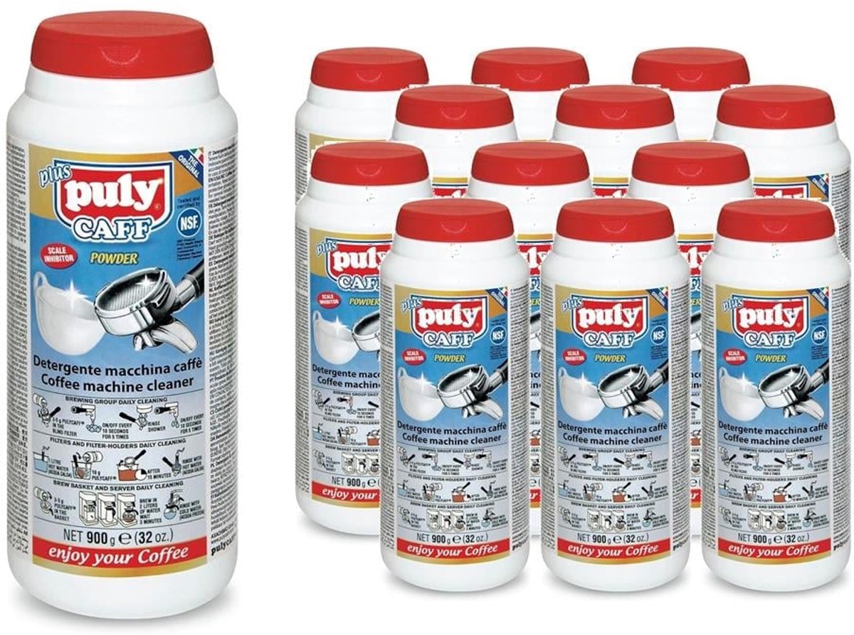 PulyCaff Plus Powder - Reinigingspoeder voor Espressomachine 900gr (12x 900gr)