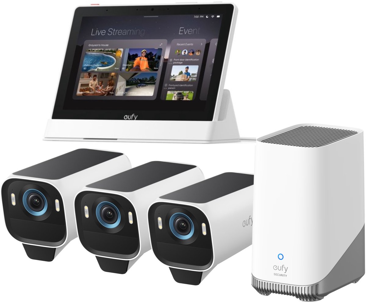 Eufy Security S3 Pro Buitencamera - Add-on met Solar Panel (3W) | bol