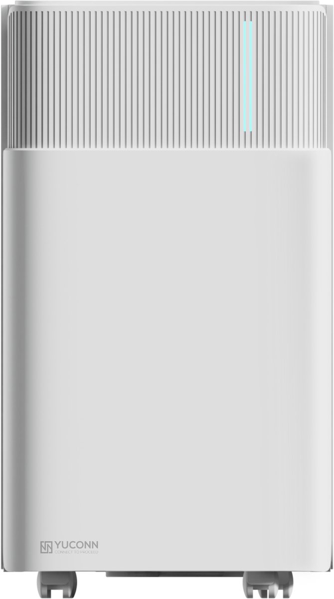 YUCONN Breeze12 - Luchtontvochtiger - 12L Per Dag - Was-droog Functie - Luchtreiniger en Ontvochtiger - Geschikt voor Slaapkamer, Badkamer, Woonkamer - Dehumidifier - Wit