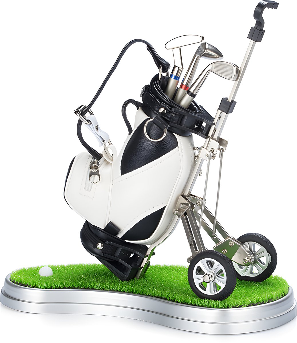 Stripe golftrolley penhouder, bureau organizer en bureau accessoires