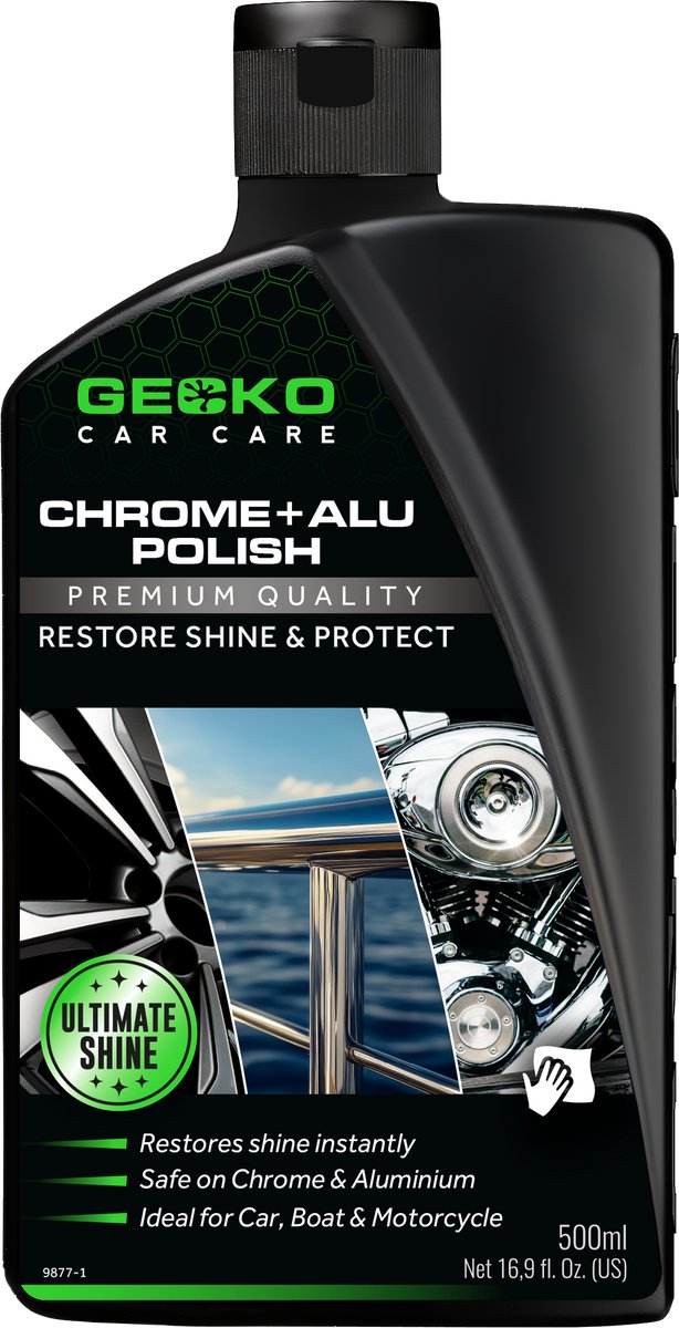 Gecko chrome + alu polish 500ml