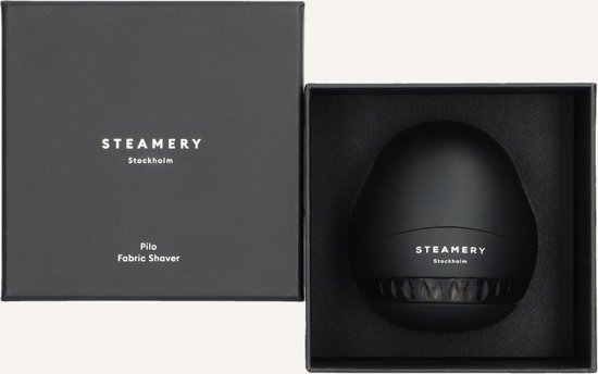 Steamery Pilo - kledingontpluizer - zwart