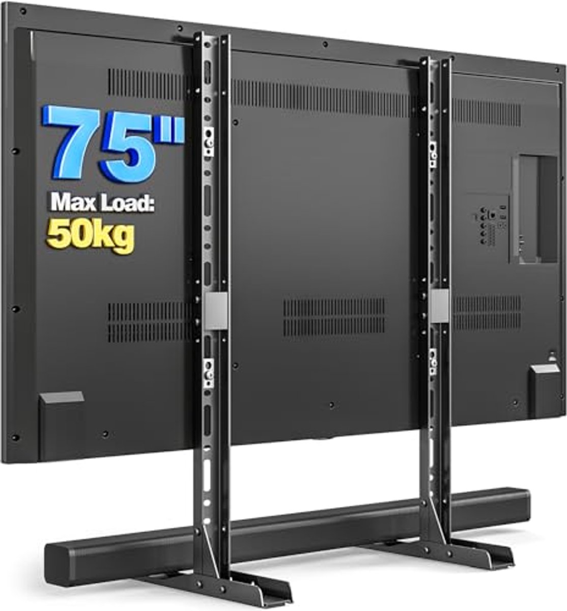 Universele TV-montagestandaard voor 20-75 inch tv's - Sterke tafelstandaard tot 50 kg, max VESA 800x600