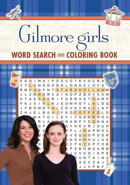 Coloring Book & Word Search- Gilmore Girls Word Search and C ... - cover