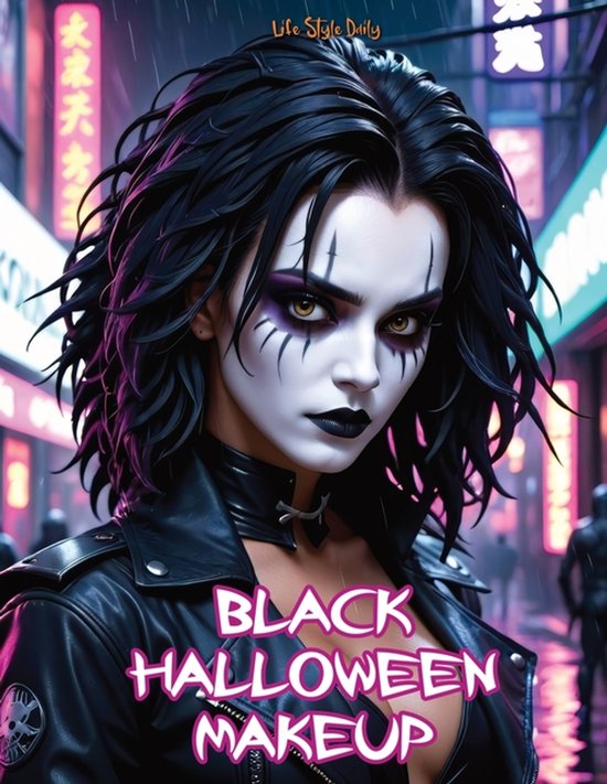 Black Halloween Makeup - cover