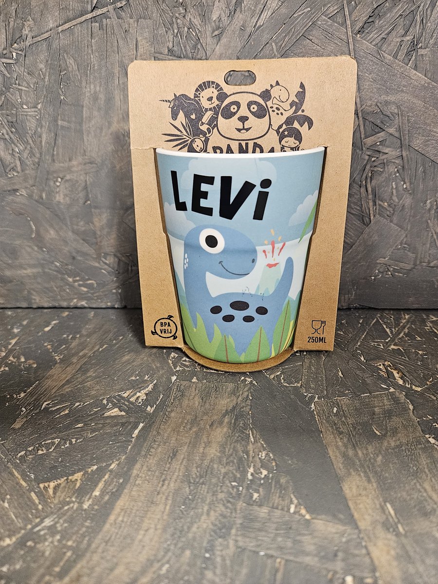 Beker - Naam - Levi - Melamine - 250 ML