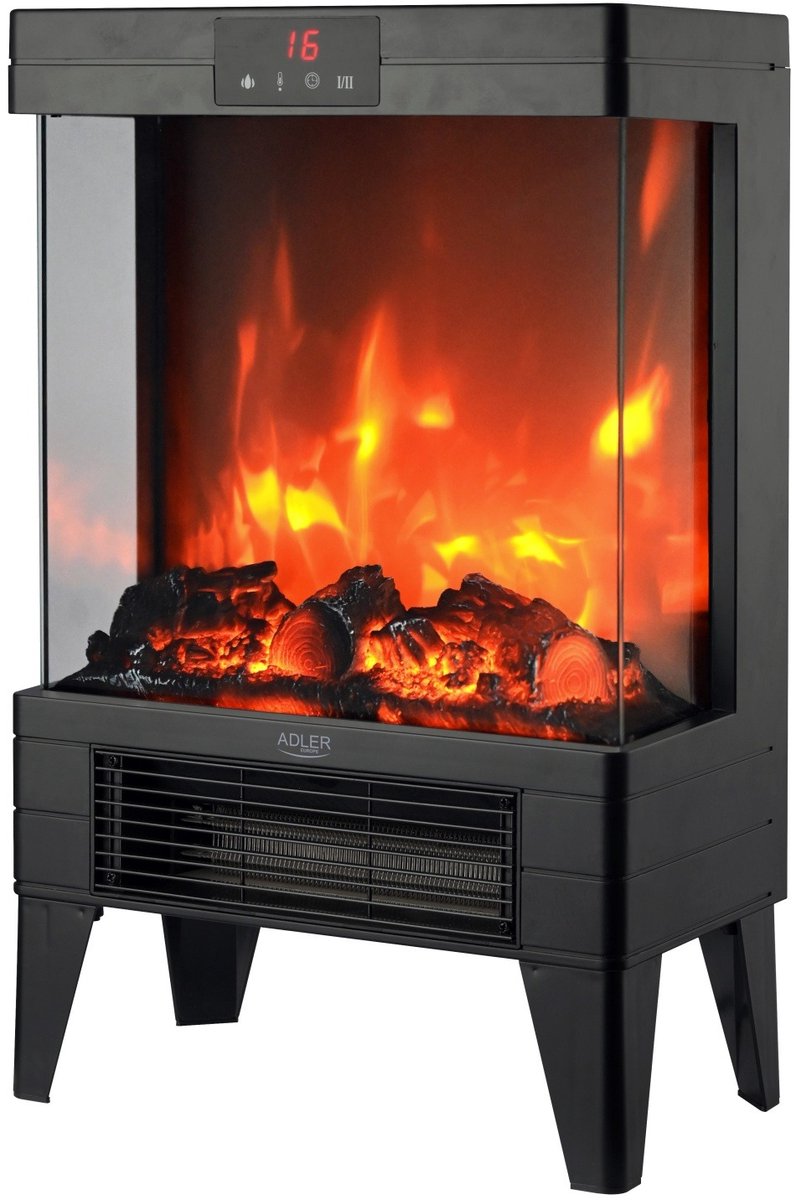 Elektrische haard met afstandsbediening – 2000W – 3D vlammen – Thermostaat