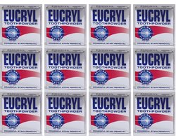 Eucryl poeder original de vervanger voor Smile/Smokers poeder - 12 x 50 gram