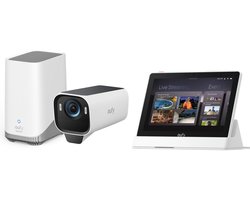 eufy Security S3 Pro MaxColor Vision 4K Buitencamera met HomeBase 3 + Smart Display E10 – Bundelvoordeel